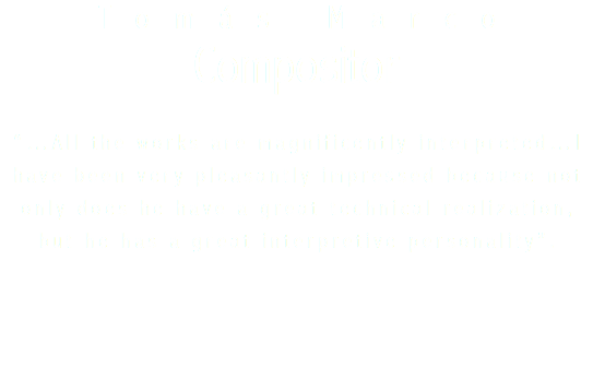 Tomás Marco Compositor ﷯